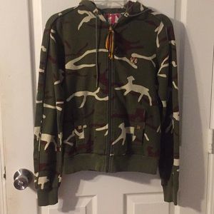 2007 L.A.M.B. camo print hoodie